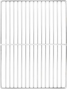 vidaXL Grătar Argintiu 40 x 30 cm Oţel inoxidabil