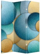 Paravan - Abstracție cercuri (126x170 cm)