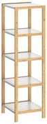 Deuba Raft bambus 140x33x33 cm - alb