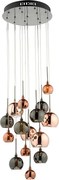 Där Lighting AUR1564 - Lustru suspendat pe cablu AURELIA 15xG4/10W/230V