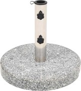 vidaXL Suport umbrelă de soare, granit, rotund, 20 kg