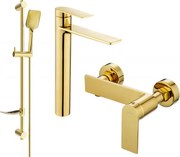 Mexen Zero DF62 set de duș, auriu - 71114DF62-50