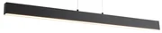 Lampă suspendată neagră cu LED integrat cu 3 trepte de reglare a luminozității 2700-4000K - Keane