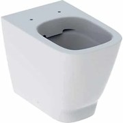 Vas wc pe pardoseala Geberit Smyle Square Rimfree 54x35 cm, pentru rezervor ingropat, alb - GEC500.840.00.1