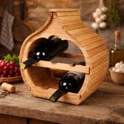 Suport sticle vin din lemn pentru 5 8 10 14 sticle.