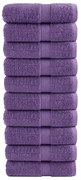 vidaXL Prosoape oaspeți premium SOLUND 10 buc violet 30x50 cm 600 gsm