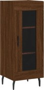 vidaXL Servantă, stejar maro, 34,5x34x90 cm, lemn compozit