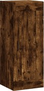 vidaXL Dulap de perete, stejar fumuriu, 34,5x34x90 cm, lemn prelucrat