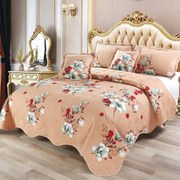 Cuvertura bumbac 100%, 5 piese, pat 2 persoane, 230x250 cm, CB267