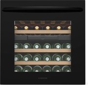 Klarstein Vinoline 30 Built-In Uno răcitor de vin, 30 sticle, integrat, LED, silențios