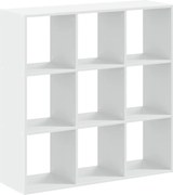 vidaXL Bibliotecă, alb, 102x32x102 cm, lemn prelucrat