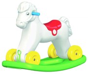 Calut balansoar Novokids Bouncing Horse , Platforma de balansare detasabila, 4 roti