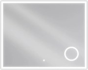 Mexen Kala oglindă de baie iluminată cu oglindă cosmetică 100 x 80 cm, LED 6000K, anti-aburire - 9820-100-080-611-00