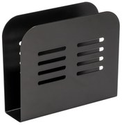 Suport pentru servetele, Wenko Baco, negru, din metal, 15 cm x 12.5 cm x 4 cm