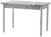 Masă de sufragerie Polo White Grey