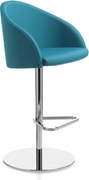 Kameo lemn masiv Stool – Versiuni Slope Sled și Pivotant cu baza rotunda