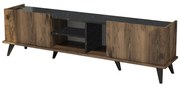 Masă TV Elegante Walnut Negru