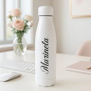 Sticla de apa personalizata cu nume, metalica, 700ml