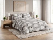 Lenjerie de pat policoton SHEEP POLY gri Dimensiune lenjerie de pat: 70 x 90 cm | 140 x 200 cm
