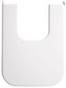 Capac bideu Gala Emma, dreptunghiular, alb Dreptunghiulara