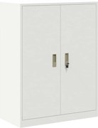 vidaXL Dulap de depozitare Alb 80 x 40 x 105 cm Oțel