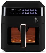 Friteuza cu aer cald, airfryer, capacitate 6.3 L Black Rose Berlinger Haus BH 9446
