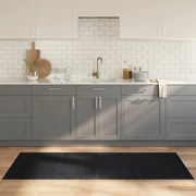 vidaXL Covor dreptunghiular, negru, 80x200 cm, bambus