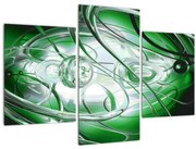 Tabloul abstract verde (90x60 cm)