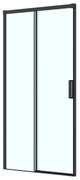 Oltens Breda uși de duș 110 cm culisantă negru mat/sticlă transparentă 21214300
