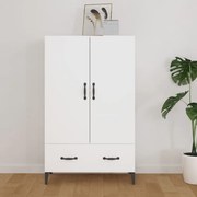 vidaXL Dulap înalt, alb, 70x31x115 cm, lemn prelucrat
