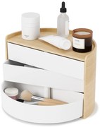 Organizator de baie în culoare naturală rotativ Moona – Umbra