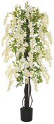 Outsunny Plante Artificiale Fără Întreținere, Perfect pentru Decorarea Casei, 165 cm, Alb | Aosom Romania