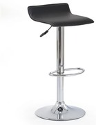 Scaun de bar Spring, negru/argintiu