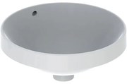 Lavoar rotund Geberit Variform diametrul 40 cm cu preaplin, montaj incastrat, portelan, alb - GEC500.701.01.2