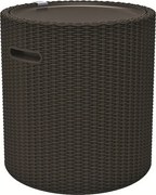Keter măsuță de depozitare Cool Stool 39 l, maro