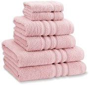 Prosoape de baie roz-deschis 6 buc. din bumbac din frotir Zero Twist – Catherine Lansfield