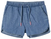 Pantaloni scurți pentru copii, albastru denim, 140
