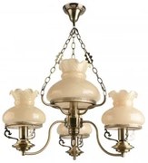 Lustra clasica 4 becuri E27 Russet KL104004 Klausen