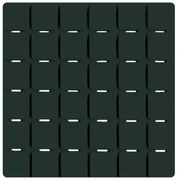 Spirella Suport antiderapant QUADRO, verde închis, 13 x 13 cm, 5 buc.