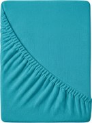 Cearsaf Frotir cu elastic EXCLUSIVE 140x200 cm turcoaz