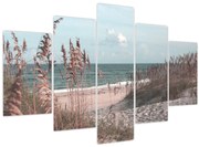 Tablou - Plaja roz (150x105 cm)