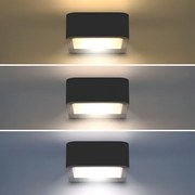 Aplică LED de exterior Brilagi BARI LED/7W/230V 3000/4000/6000K antracit IP54