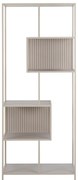 Bibliotecă gri 77x185x35 cm Seaford – Actona