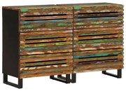 vidaXL Dulapuri, 2 buc., 60x34x75 cm, lemn masiv de acacia