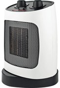 Aeroterma ceramica ELITE ECH-1374, 2000W, Pana la 20 m², 2 trepte, Oscilatie, Indicator luminos, Protectie la rtsturnare, Alb/Negru