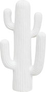 Ornament cactus exterior Rodrigo 58 cm înălțime alb
