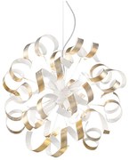 Lustră pe cablu Ideal Lux VORTEX 6xE14/40W/230V d. 53 cm auriu/patină