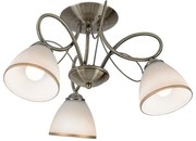 Brilagi - Lustră aplicată FRED 3xE27/60W/230V Ø 59 cm bronz