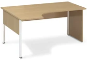 Birou ergonomic ProOffice A 180 x 120 cm, stanga, fag
