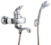 Baterie cada,HANBA, pipa medie mobila , crom lucios,